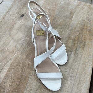 Louise et Cie White Heeled Shoes Elegant Design